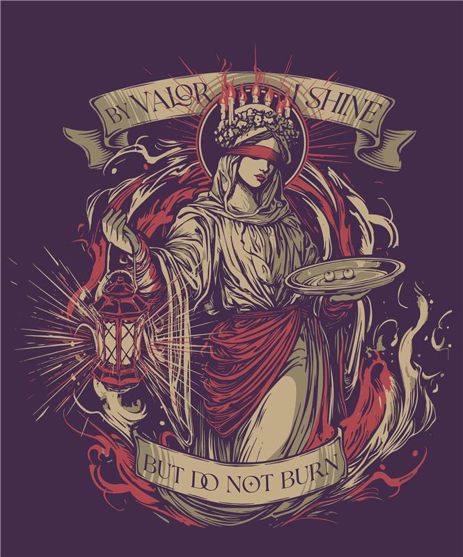 Saint Lucy Art T-Shirt, Houston only