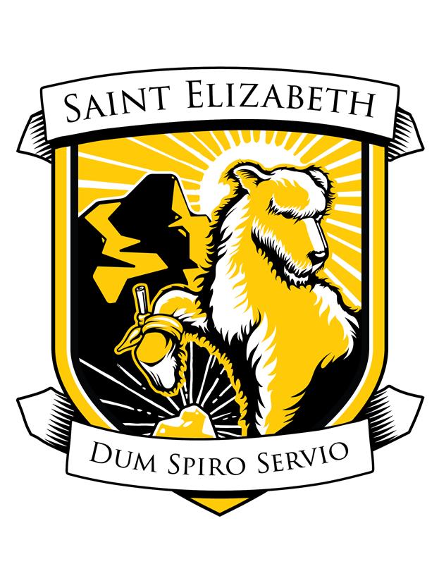 Saint Elizabeth Vinyl Sticker, 4", Houston only