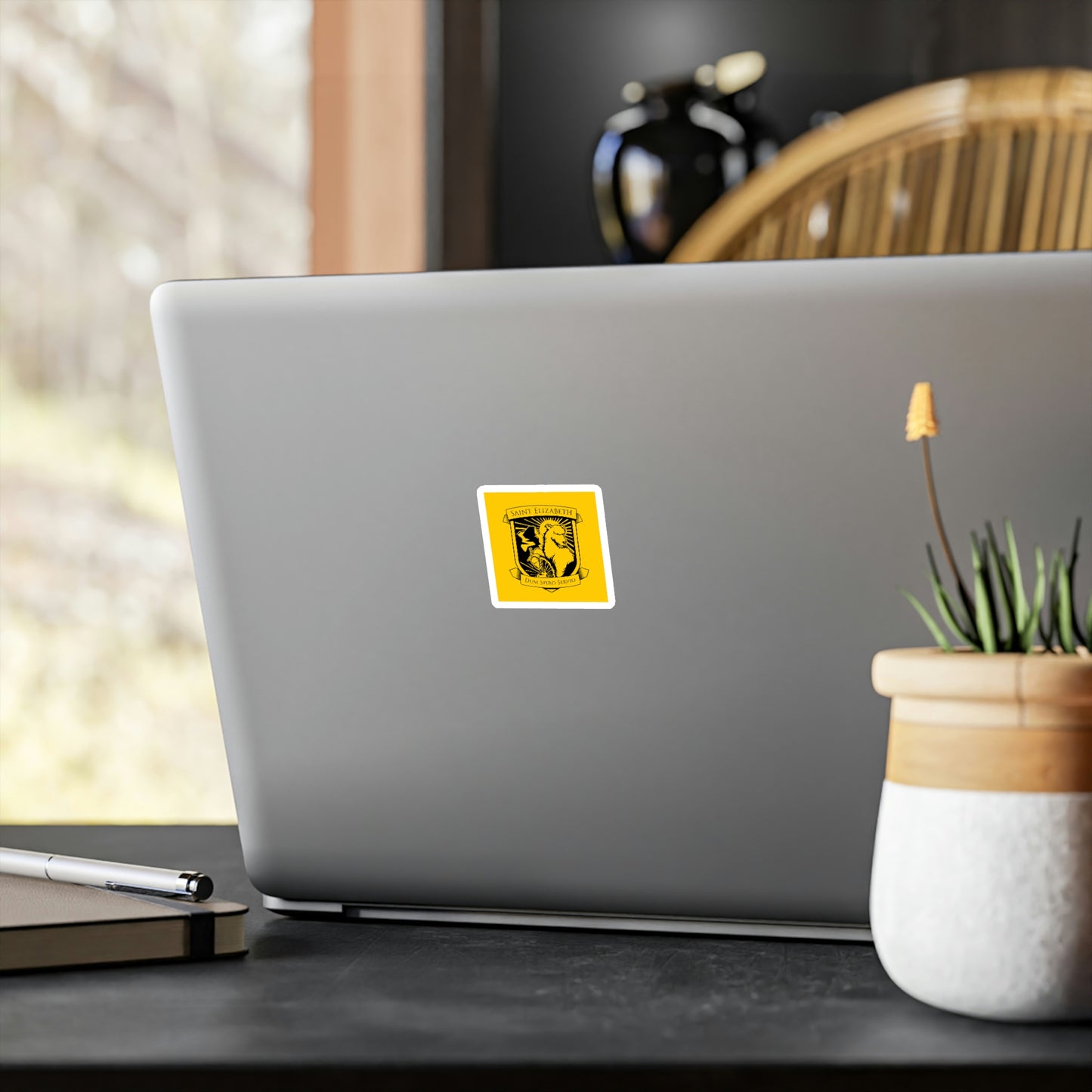 St. Elizabeth Vinyl Stickers (Two-color)