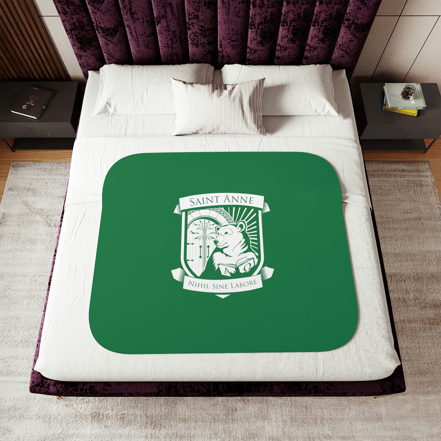 Saint Anne Sherpa Blanket