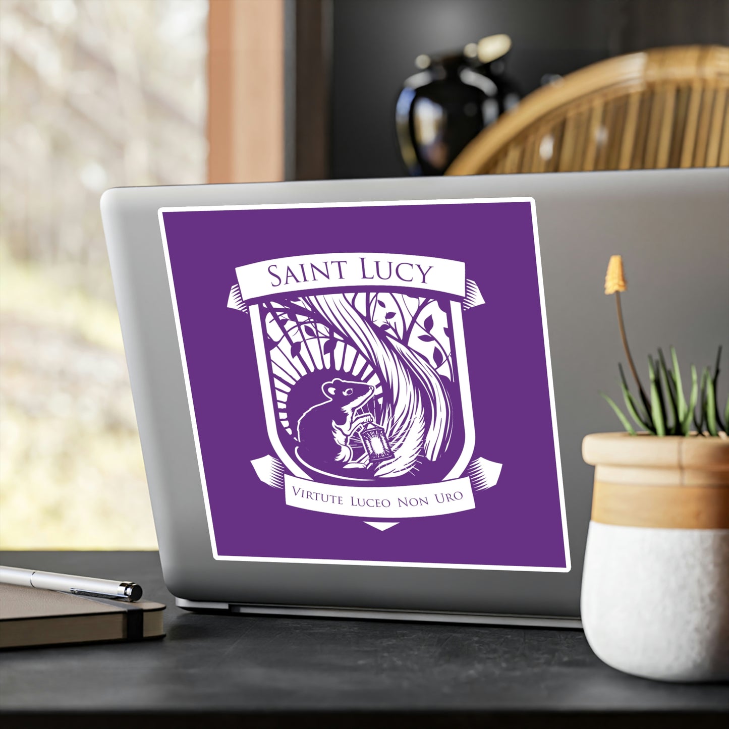 St. Lucy Vinyl Stickers (Two-color)