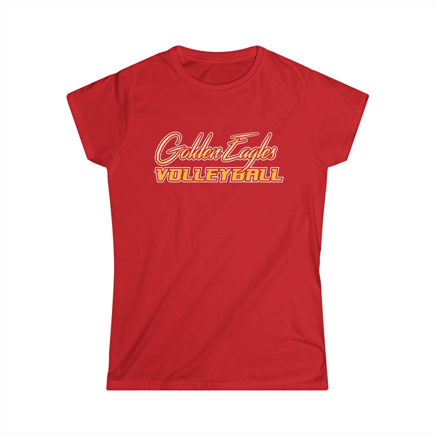Volleyball T-shirt,  Ladies' Softstyle