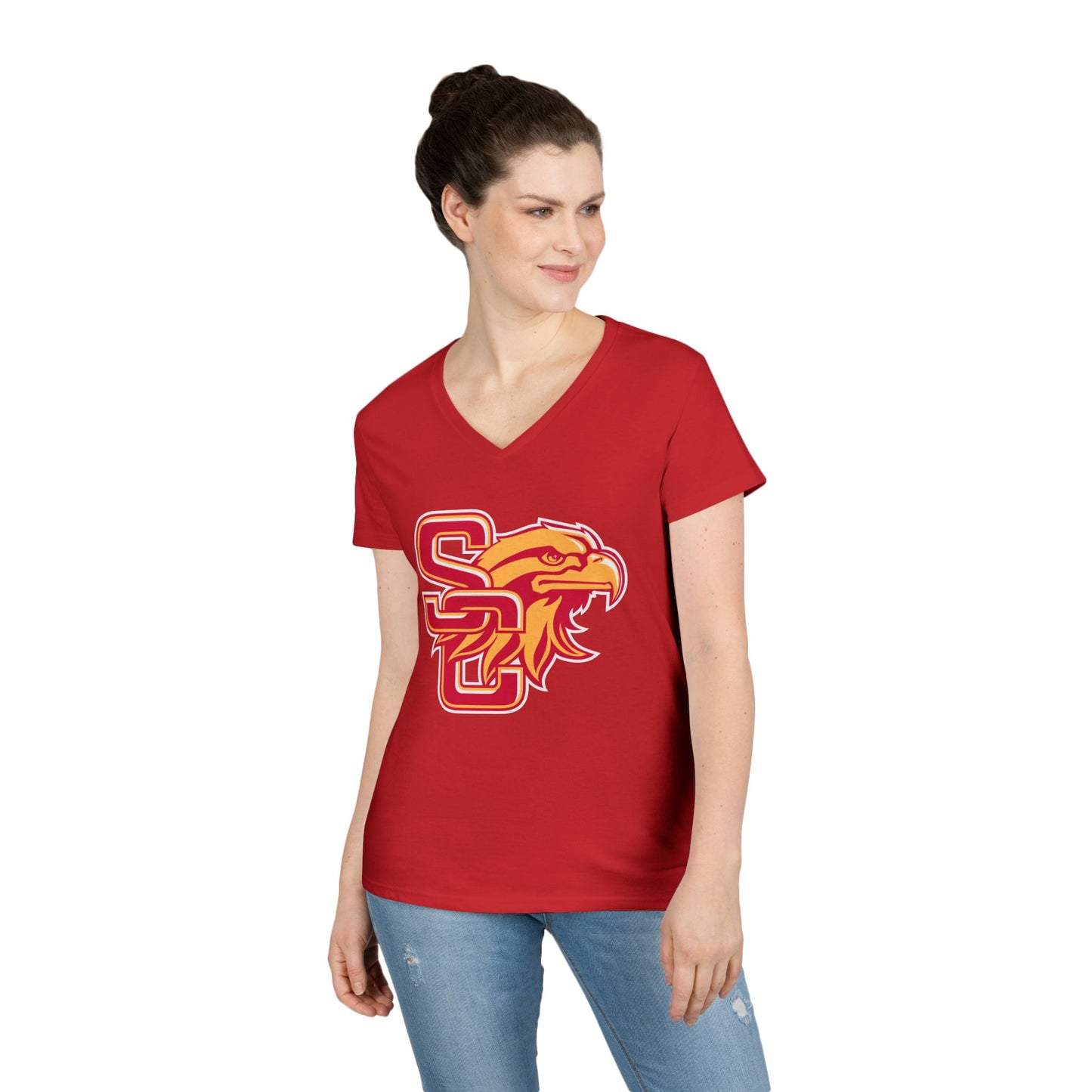 Golden Eagle T-Shirt, Ladies' V-Neck