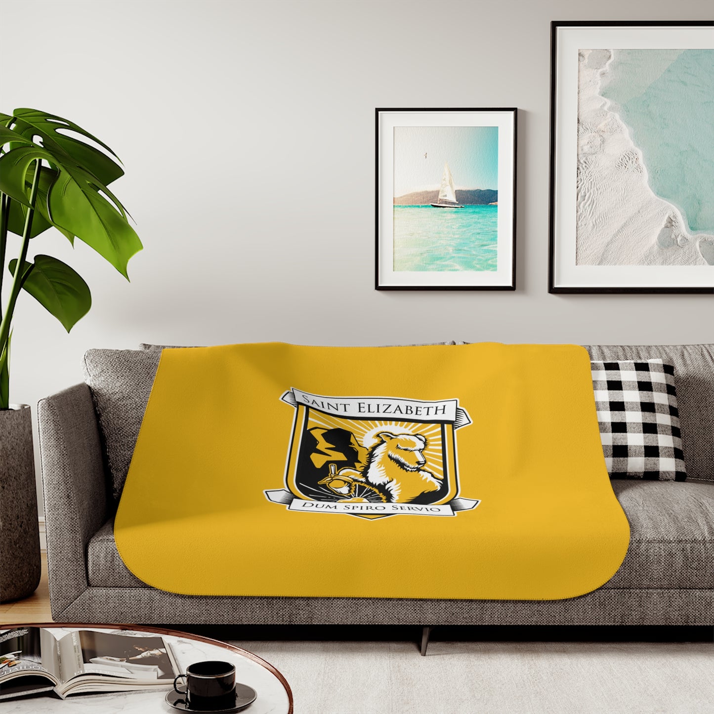 Saint Elizabeth Sherpa Blanket