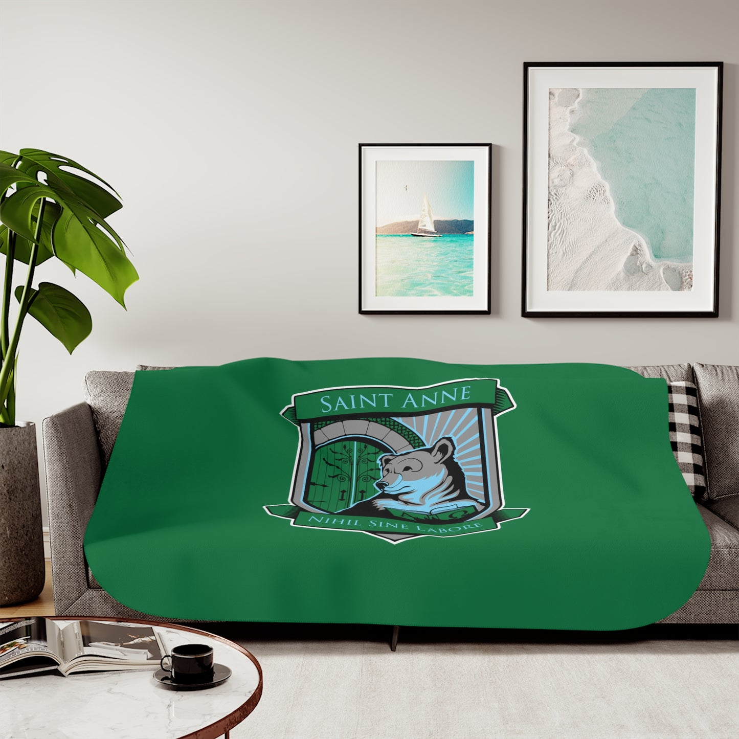 Saint Anne Sherpa Blanket