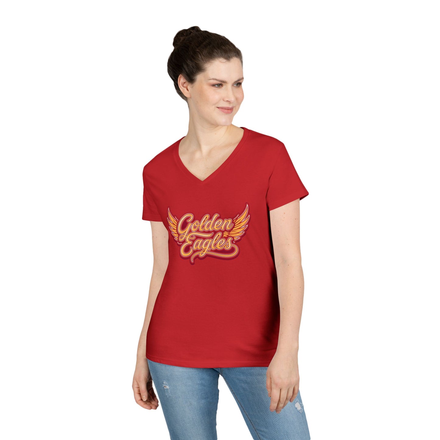 Wings T-Shirt, Ladies' V-Neck