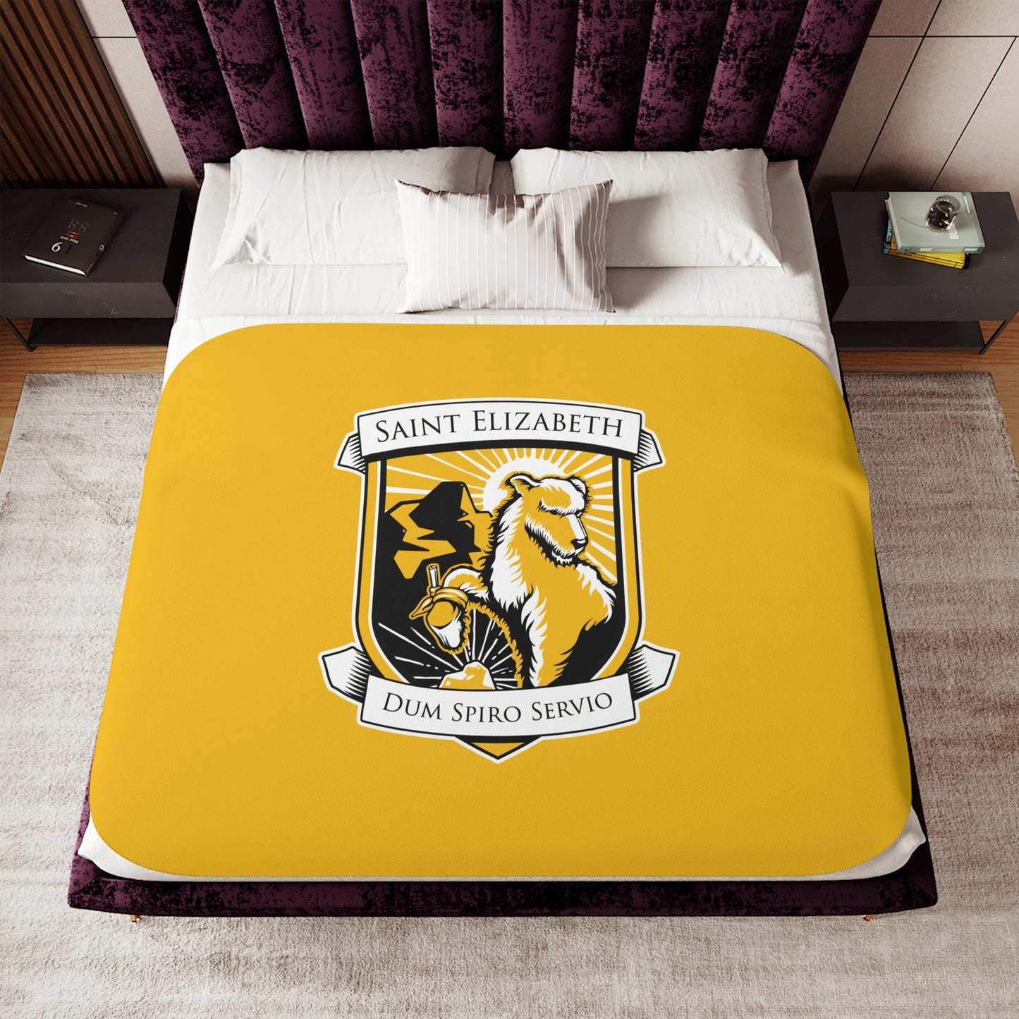 Saint Elizabeth Sherpa Blanket