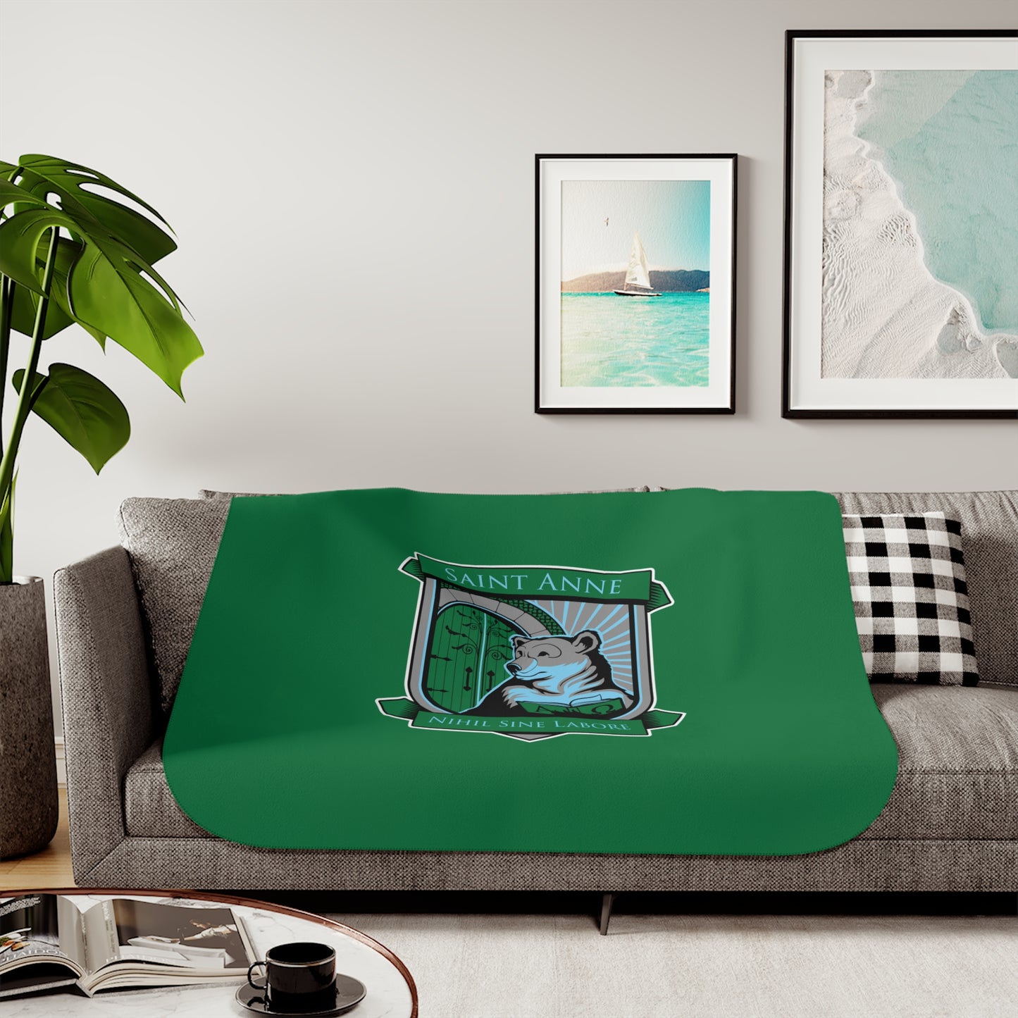 Saint Anne Sherpa Blanket