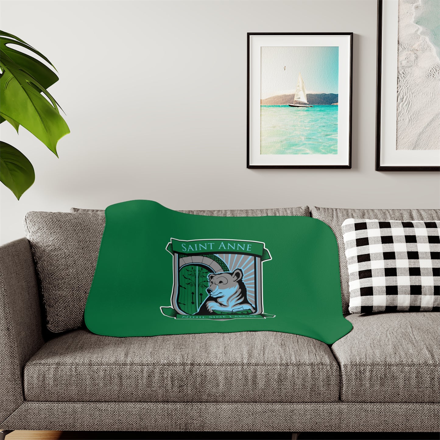 Saint Anne Sherpa Blanket