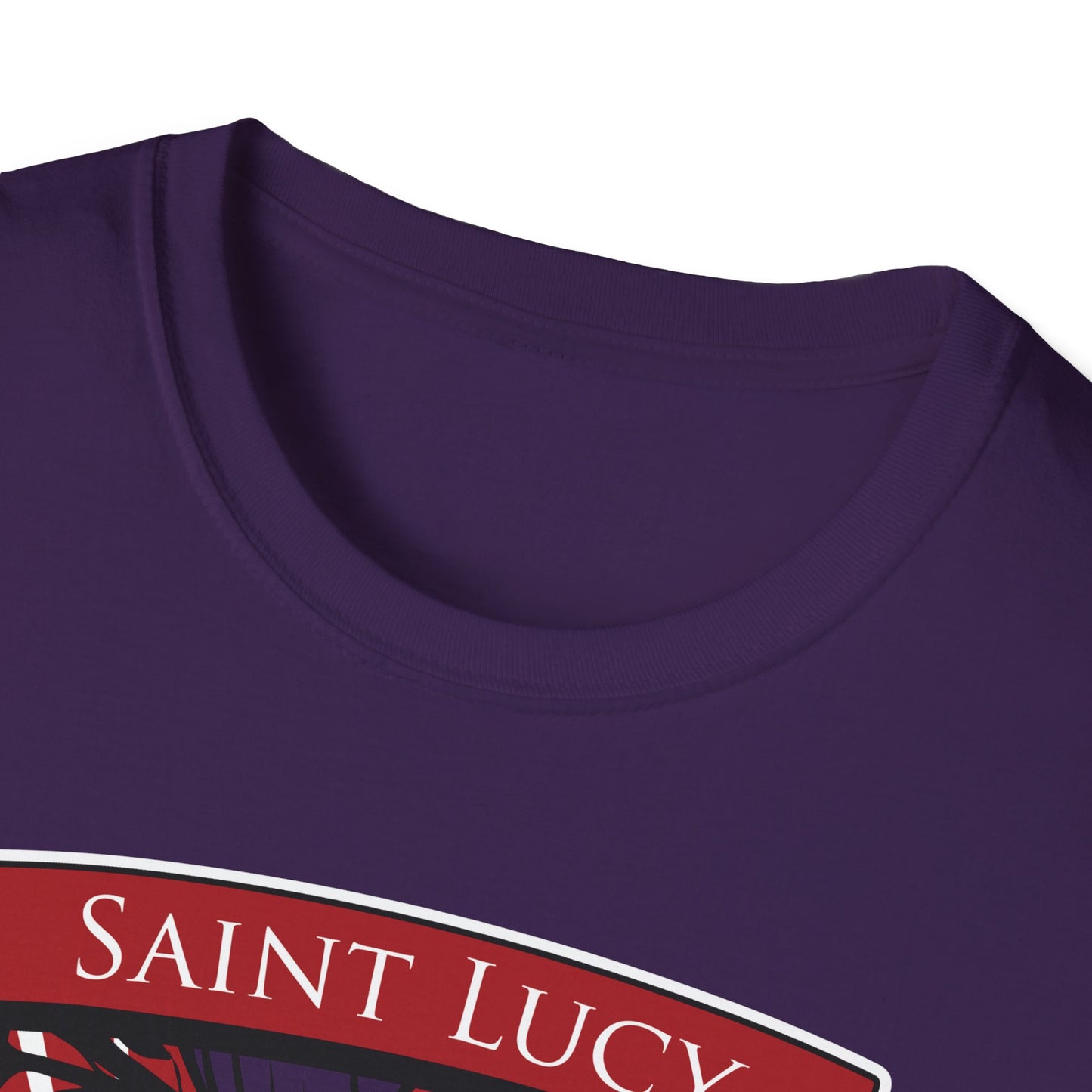 Saint Lucy Cotton T-Shirt, Adult