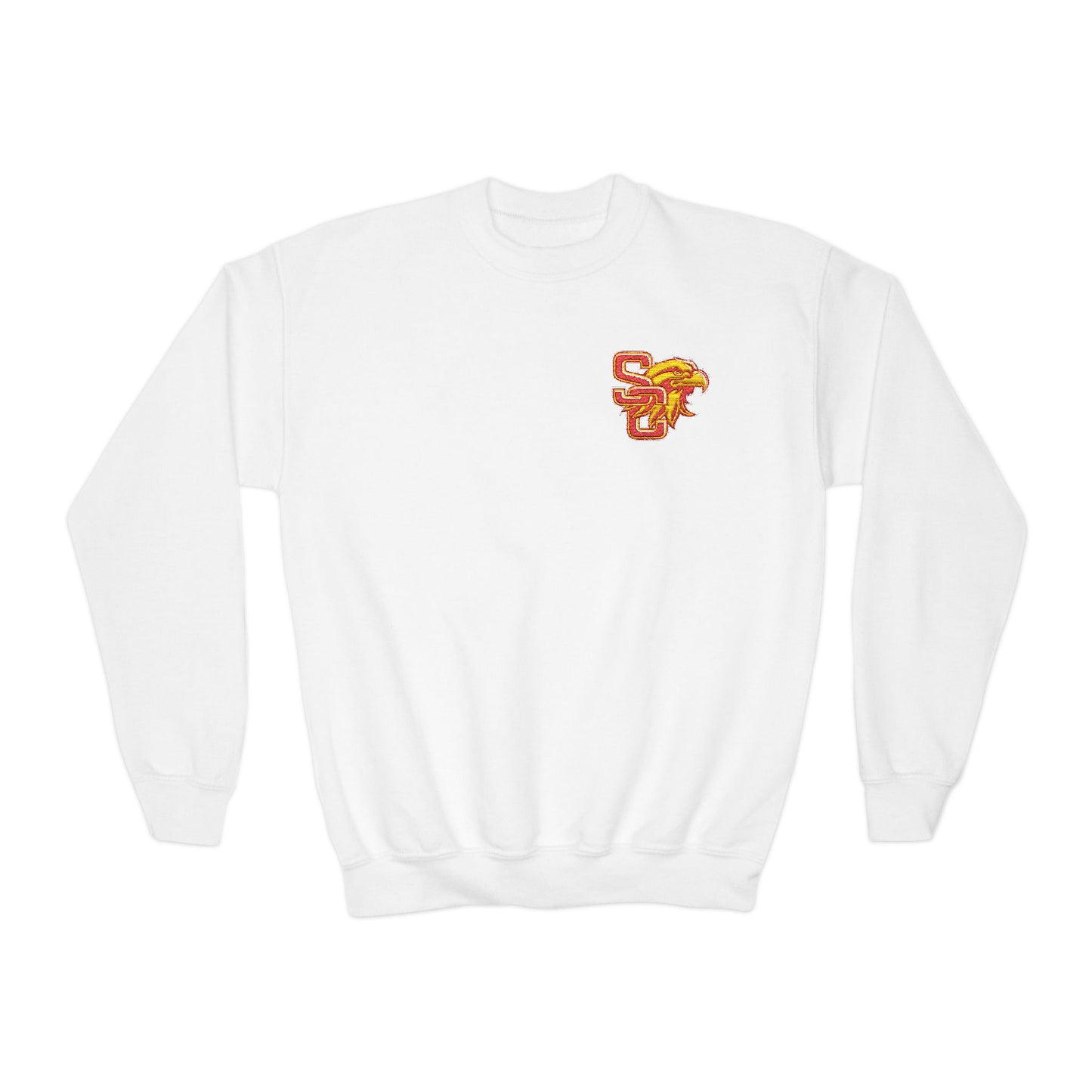 Golden Eagle Sweatshirt, Embroidered, Youth