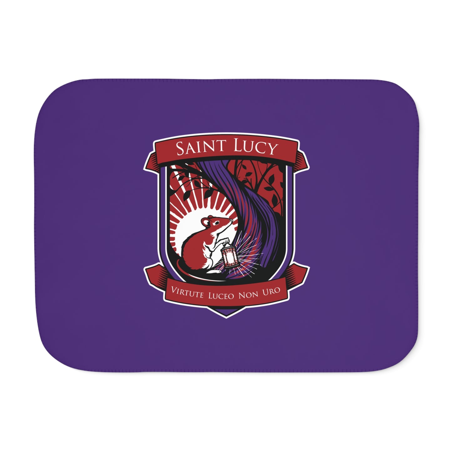 Saint Lucy Sherpa Blanket