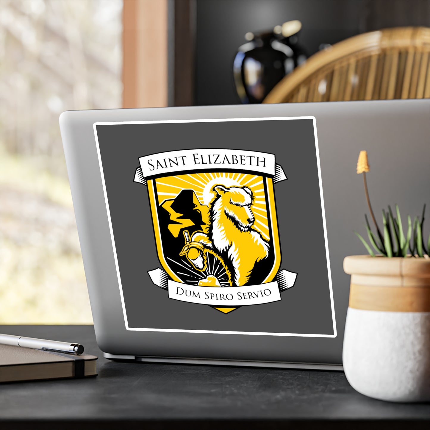 Saint Elizabeth Vinyl Stickers (Full Color)