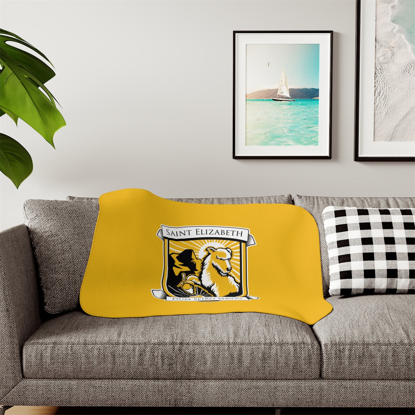 Saint Elizabeth Sherpa Blanket