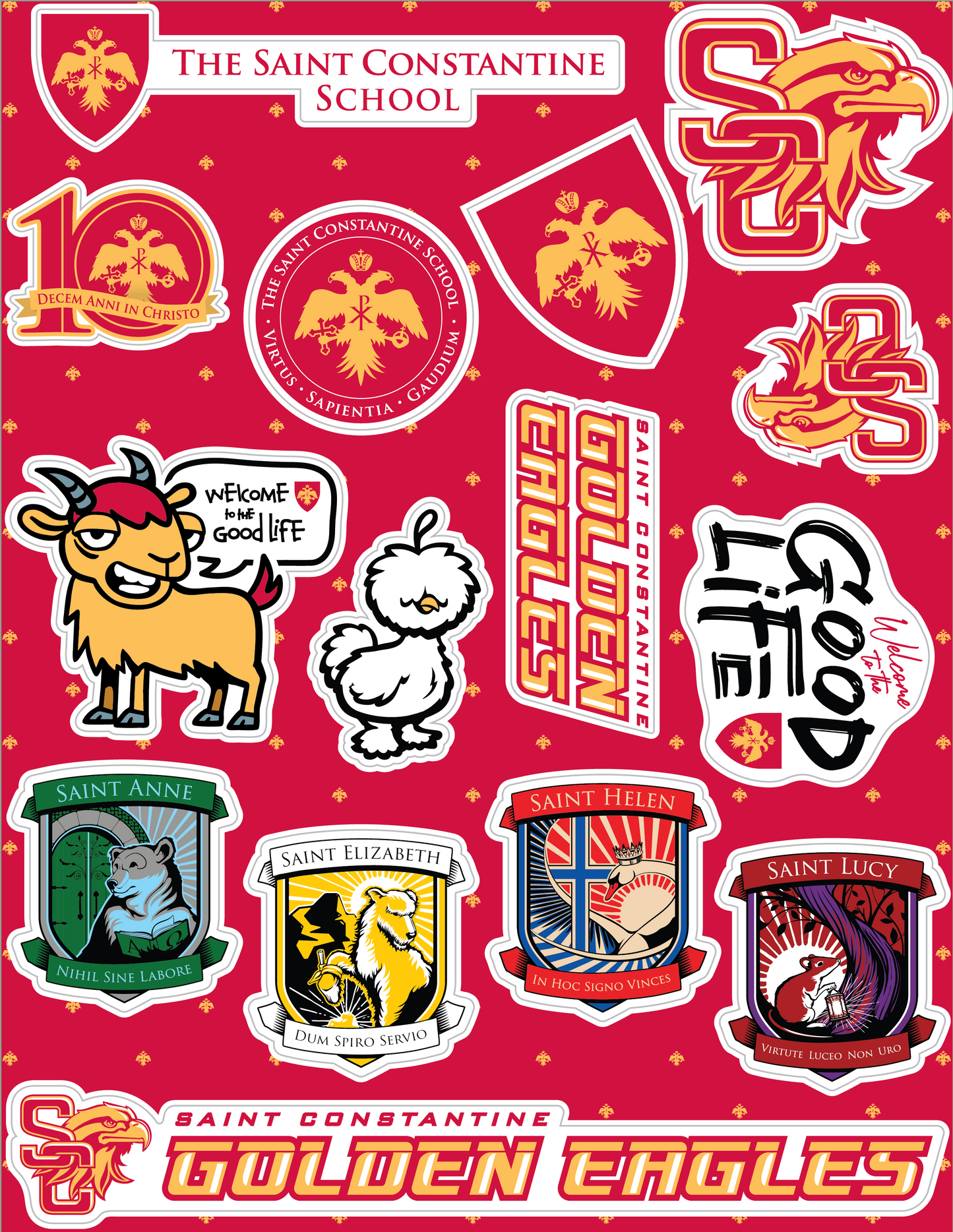 TSCS Sticker Set, Houston only