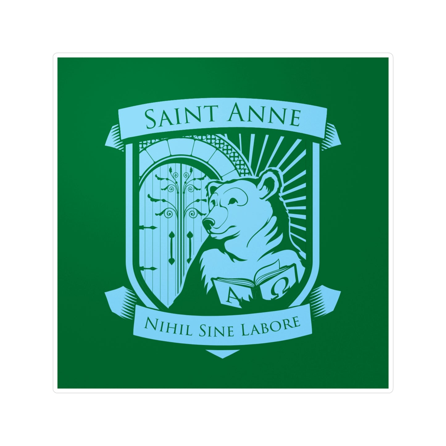St. Anne Vinyl  Stickers (Two-color)