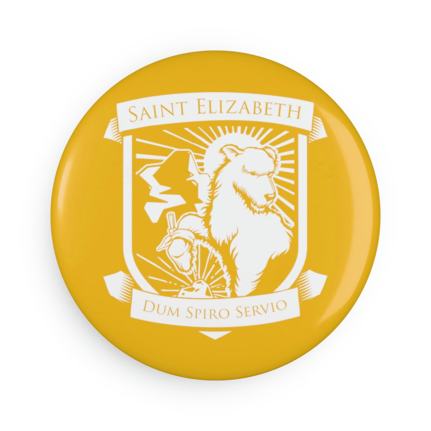 St. Elizabeth Button Magnet, Round (1 & 10 pcs)